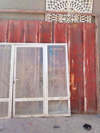 للبيع باب  دفتري حديد ثقيل طوله3م وعرضه مترين و90 +جام خانه مال محل+بي...