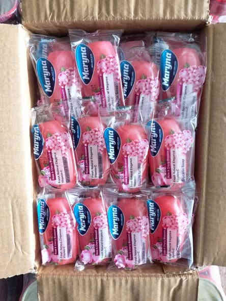 بفضل من الله 
وصول حاويه من الصابون بالوان مختلفه

1-صابون الوزن 75غ
العدد  72✅✅

2-صابون شريط 90غ ✅✅

3-صابون أور ماكس✅✅

وبأسعار مناسبه لكافه الزبائن الكرام💸💸💸

 ويوجد خدمة توصيل🚛🚛🚛

للتواصل معنا عبر البيج 📲

او ع الرقم التالي
*********** ☎️

0771348283☎️
