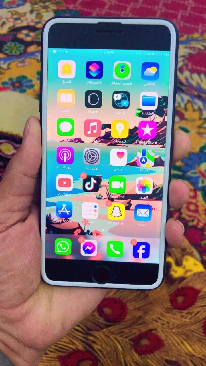 سلام عليكم اخواني للبيع جهاز ايفون سفن بلاص جهاز عل شرط نضيف بل كارتون يرهم بيع او مراوس مكاني ديوانيه قضاء الشاميه رقم الهاتف***********
