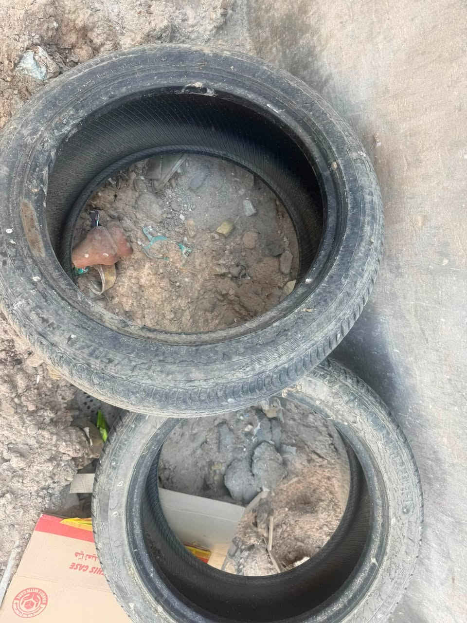 زوج تاير مستعمل نضيف حجمه بل صوره مكاني حله شارع ٦٠
***********
