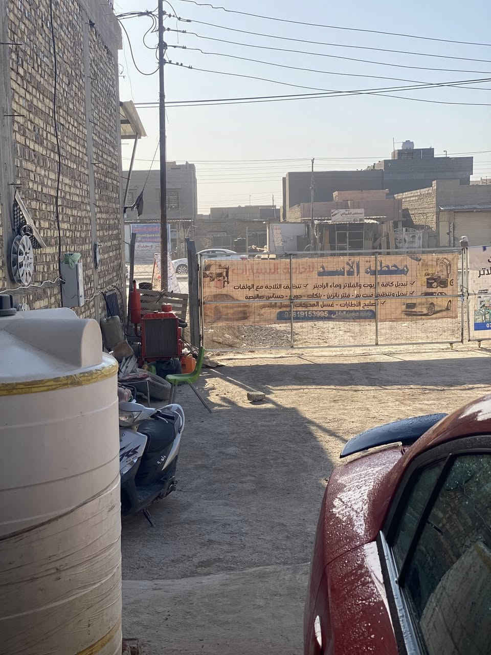 السلام عليكم اخوان محطه غسل للبيع مكان بابل شارع 80طريق النجف كامله وشغاله مصارسبوعين من فتحته واريد ابيعهه لعدم التفرغ كهرباء مي ضاغطه اصليه 200بار مولد كيا تانكي 2000لتر جاهزه للاستفسار ***********
