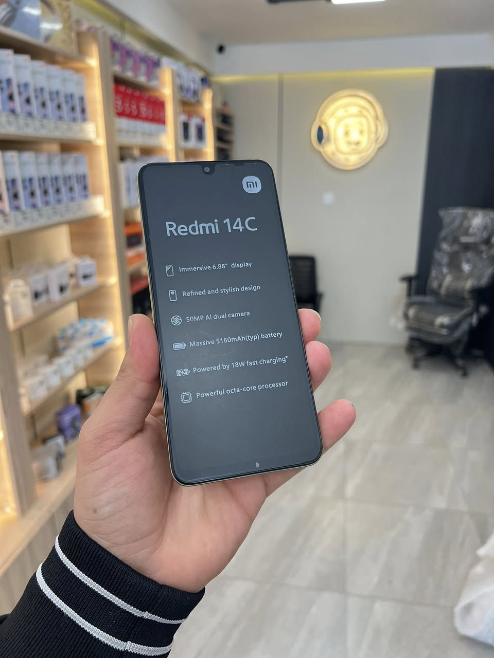 Redmi 14c 💚
بسعر 109 الف فقط 🥰
الذاكرة 256GB
الرام 16GB
المعالج Helio G81 Ultra 
بصمة جانبية 
كاميرات 50MP
بطارية 5160mAh
شحن سريع 18 واط 
المكان موصل 
حي الميثاق 
للاستفسار 
***********
