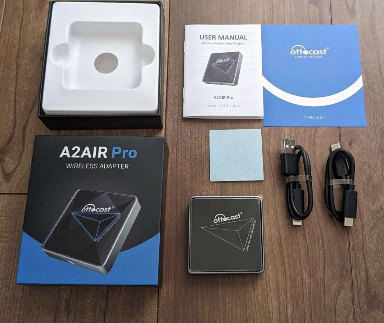 هذا المنتج هو Ottocast A2Air Pro، وهو محول لتحويل نظام Android Auto السلكي في السيارة إلى لاسلكي. 
الميزات: يتيح لك استخدام Android Auto دون الحاجة لتوصيل هاتفك بكابل USB في كل مرة تركب فيها السيارة. 
التوافق: يعمل مع الهواتف التي تعمل بنظام Android 11 أو أعلى، ويتطلب سيارات تحتوي على نظام Android Auto سلكي أصلي. 
الأداء: يستخدم تقنية Wi-Fi بتردد 5.8 جيجاهرتز لنقل البيانات بسرعة، ويحتوي على شريحة ثنائية النواة لتقليل التأخير. 

‼️مزاد بما يرضي الله مايعرف قيمتة لايزاود


**إذا كنت صاحب هذا الإعلان وتريد حذفه لأي سبب، رجاءا أرسل رسالة إلى الدعم الفني**