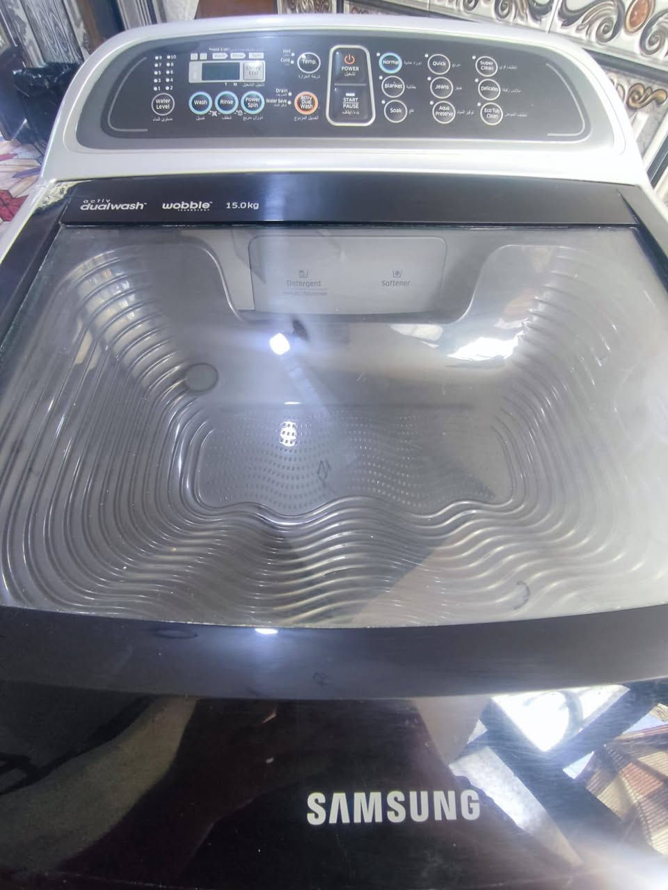 غسالة فول اوتوماتيك للبيع سعرها 300 وبيها مجال للشراي مكاني كربلاء حي الجهاد رقم الهاتف ***********
