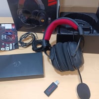 سماعه Redragon H510 Zeus-X RGB Wireless Gaming Headset - 7.1 نظافته 10...