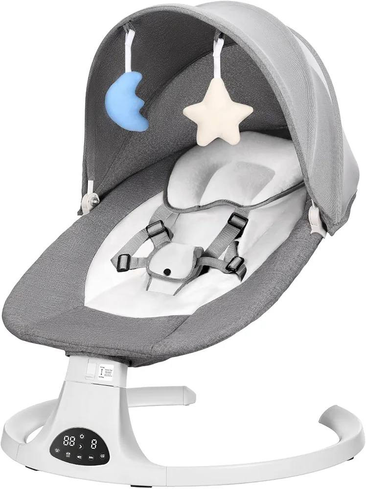 متوفر لدى امزون نينوى اكتوبر 
أرجوحة أطفال كهربائية متعددة الوظائف من ماركة Mastela، طراز 4 في 1، وتتميز بالتالي: 
خمس سرعات تأرجح قابلة للتعديل.
إمكانية الاتصال عبر البلوتوث لتشغيل الموسيقى.
مؤقت قابل للتعديل (15، 30، 45 دقيقة).
مسند ظهر قابل للتعديل ومقعد قابل للفصل


**إذا كنت صاحب هذا الإعلان وتريد حذفه لأي سبب، رجاءا أرسل رسالة إلى الدعم الفني**