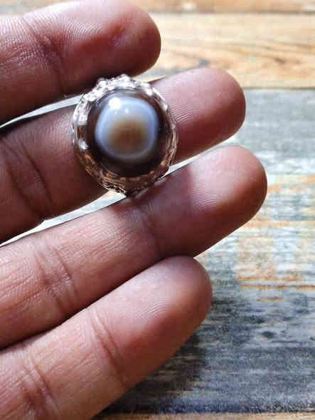 خاتم جزع اصلي صياغة شباج ٩٢٥ السعر ٤٠ الف مكاني بغداد رقمي ***********
