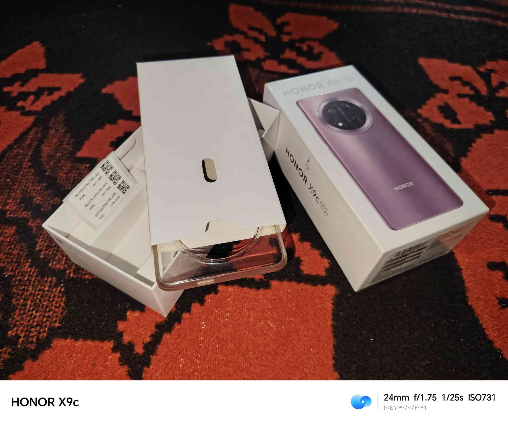 سلام عليكم... جهاز  HONOR X9c
للبيع الـــذاكـــــــرة 256 الـــــــــــــرام 12 + 12

مستخدم شخط واحد مابي. شاشة زلال مابيها اي شخط عداآ نكراش كلش خفيف بالضهر.. مكفول كفالة عامة  من كلشـي

البطارية عــمــلاقـة 🔋 👈 6600 mAh. رجــــاءاً الشراي يجي خاص. متواجد. 24 ساعة. واللي يريد باقي. التفاصيل خاص

للاـاتصال   .     ***********

المكان ديــوانية قضاء آلدغــارــة. !!!"!

السـعـر. اتفضل - خاص -   سعرة مناسب - جداً  جداً  !!!
