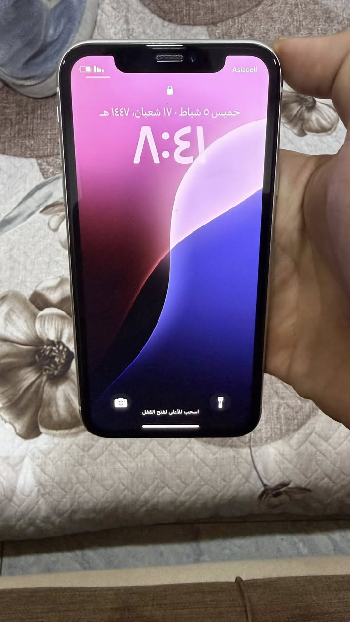 السلام عليكم من رخصة الادمن
ايفون 11 عادي 
نظافة جهازي 100% مامفتوح ولا مصلح شرط تروح تفحصة بأي مكان يعجبك 
نموذج M عربي شرق اوسط
ذاكرة 128GB
بطارية 75%
سعر الجهاز 225 وبي مجال حك الجيه 
مكاني بغداد حي الاعلام 
متوفر واتساب ***********
