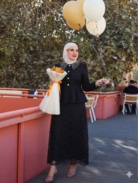 كوستم مبطن • شغل يدوي • تنوره ١٠٠
