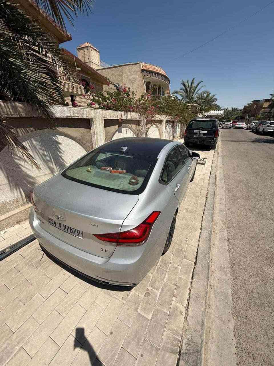 جينيسس g80 
موديل 2016
ماشية 117 الف
مكينة كير كفالة
حدادية تبريد طخم تاير جاهزة 
٣ قطع صندوق+جاملغ+باب خلفي صبغ
تكمة وباب سائق كلير شرط بدون معجون
سونارها موجود
ما ناقصها برغي 
سعرها 138 وبيها مجال بسيط
رقمها بصرة جديد تحويل ثاني يوم
*********** البصرة, العراق
