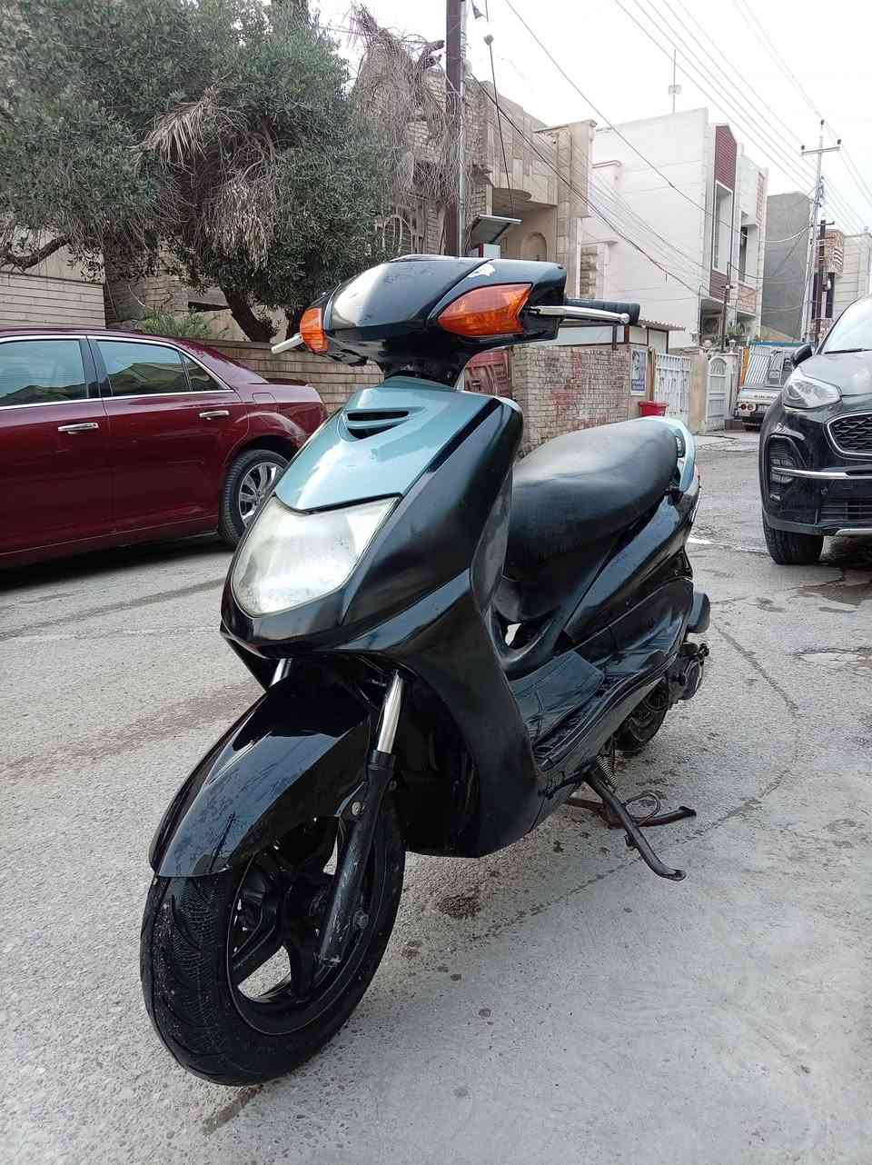 سلام عليكم سكنس ياباني 110 خطين استان كهربائي شلعه ومعدل الدراجه نكره سلف مابيها اي نقص كلشي شغال بيها لايت زنون اشاير هورن كله فول ب 500 وبيها مجال العنوان المشتل  او مراوس ***********
