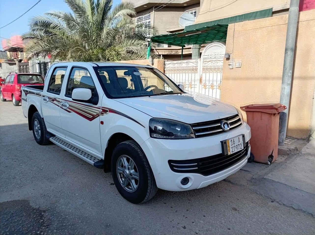 السلام عليكم
للبيع  كريت وول موديل ١٩ شكل ٢٠ ماشية ١٨٠ السياره كفاله عامه من الحادث والصبغ كير محرك حداديه بحاله جيده جدا  تبريد شغال 
ارقام هزه جديده قبل ١٠ أيام مبدلهن السعر ٩٨ 
مكان السياره بابل الحله المركز @
م/***********
