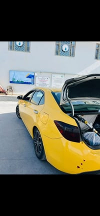 كورلا ٢٠١٦  حادثها خلفي جاملغ وقبق جنطه  رقم بغداد الدولي  بدون اييراك...