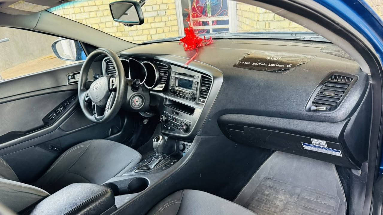 السلام عليكم للبيع كيا اوبتيما 2013 وارد امريكي سعر 87ورقه حادث جاملغ وبنيد وبيهه مكانات صبغ قليله مكاني البصرة المدينة هاتف: ***********
