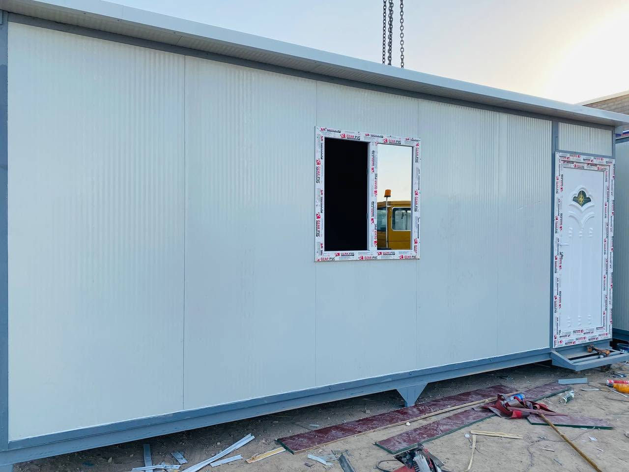 كرفانات جديدة قياس3×6سعر مليون و850
باب وشباك تركي والصحيات🛁 نصنع جميع القياسات
وعمال الموقعي و ضد الحريق  ومعمل PVC للابواب 🚪والشبابيك 🪟العنوان بغداد باب الشيخ
اتصل على الرقم: ***********

