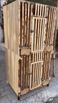 سلام عليكم
شغل حسب طلب زبون
قفص لدجاج هراتي شغل تحفه
القياسات كل مربع
ارتفاع80 سم
النزال60سم
العرض80 سم
العنوان كركوك قرب جسر ولاده 
شغل جميع اقفاص كشوانيات ابراج خانات 
***********
