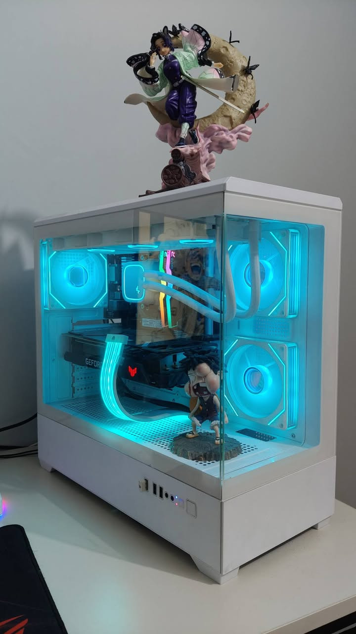 سلام عليكم
r5 5600 

ASRock b450 pro

3070ti asus tuf 3 fan

m.2 nvme Samsung 256gb

ssd 256 gb

ram Tforce 8x2 (16gb) 

cooler deepcool le720 

psu 750w segotep 

case lovingcool 360

كيبورد كيمنك يلو سوتش ميكانيكي 

الماوس اتاك شارك يوصل لهيرتز.  1000 

 شاشة كيمنك 24 انج 180 هيرتز فل اج دي سرعت لستجابة 1.0

ميز تفصال ارتفاع80عرض175نزال65ميز تكمه
يوبي اس 1500 واط شوي لبطارية تعبانة 

لقطع كلهة جديدة ونضيفة

سعر مليون و 500 مع المجال وطي وياهة كرسي مكتبي
مكاني بغداد ***********

