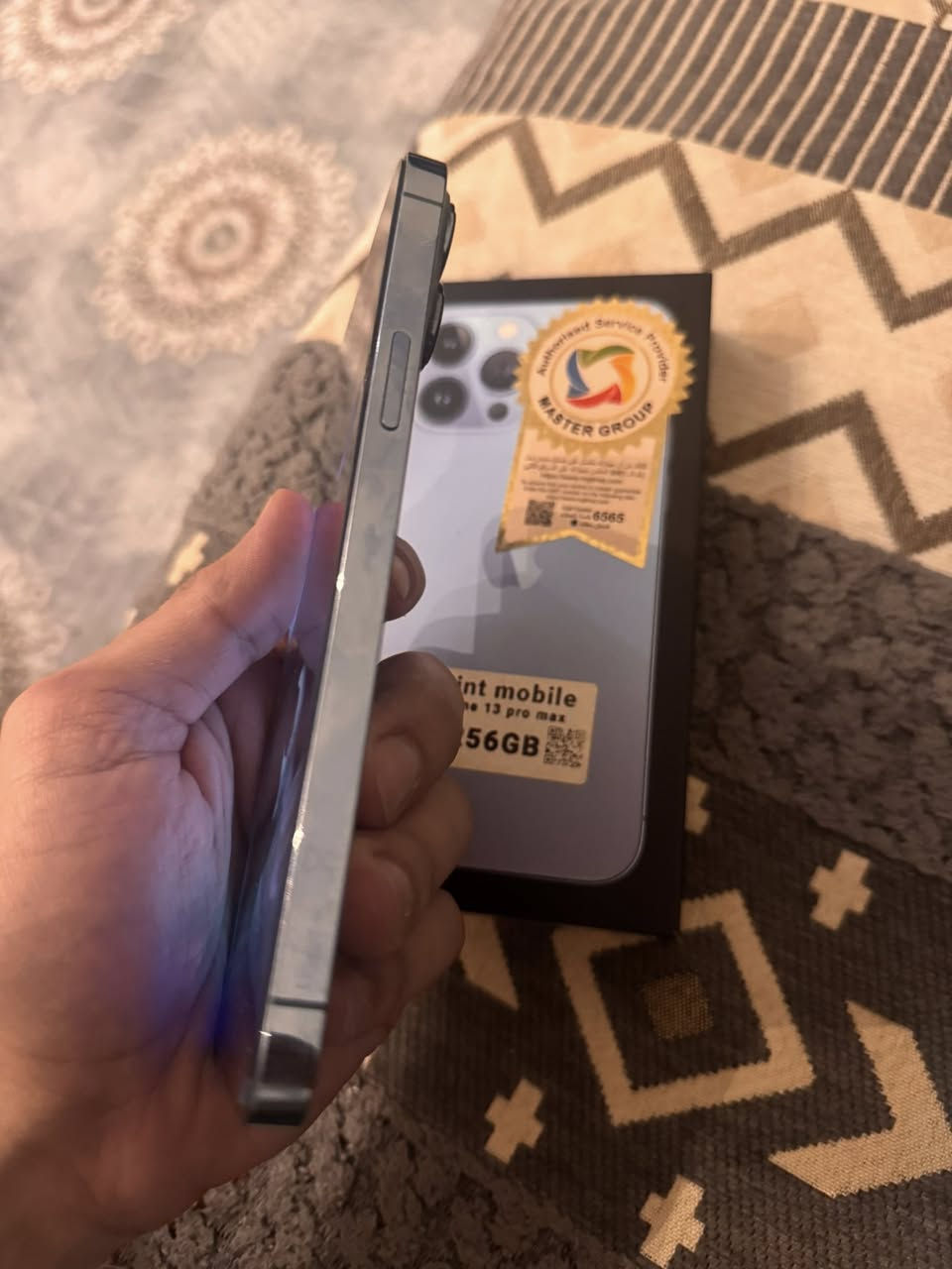 13 برو ماكس 256 شرق اوسط بطاريه 86 جهاز بلادي السعر 725
مكاني بغداد 
***********
