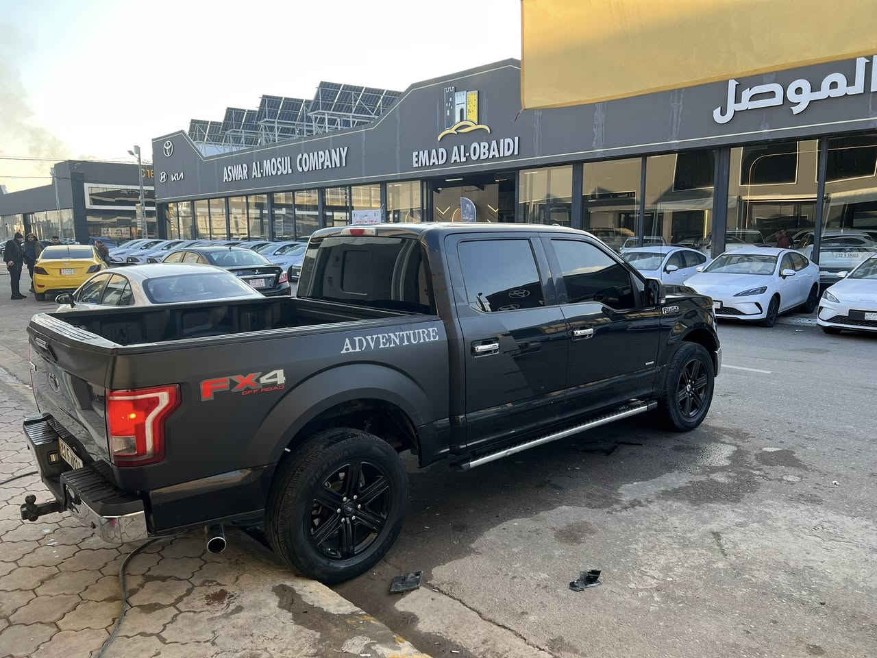 اسلام عليكم بيع او مراوس حسب القناعه
فورد F150 موديل 2016 
شاشه كبيره 
حساس كاميره خلفي باب طويل بدي قصير  المرغوب رقم بغداد جديد مشروع وطني 
شرط التحويل والوكاله سنويه جديده 
لون اسود محرك 6 سلندر 
بدون صبغ  والسونار مرفق بلمنشور 
مكان السياره بلموصل 
***********
***********
