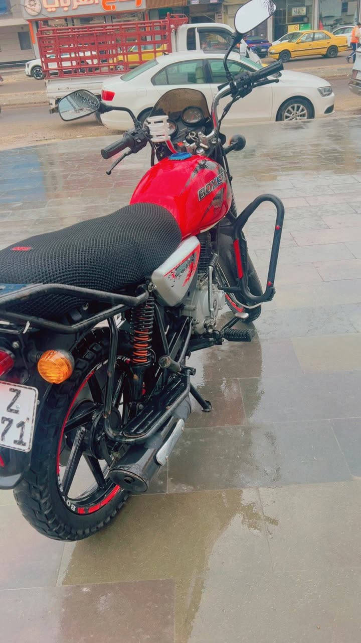 من رخصة الادمن 
السلام عليكم دراجه بوكسر للبيع موديل 2023 مكفولة كفالة عامة  رقم بغداد انكليزي سنوية عضم عاج
تحويل ثاني يوم الدراجة ناعمة خير من الله جاهزه من كلشي كهربائيات كلها شغالة 
اي نقص مابيهه مكان بغداد المنصور  السعر 2.450 وبيها مجال بسيط حك الجية 
للاتصال *********** غير متوفر ع الفيس بوك
