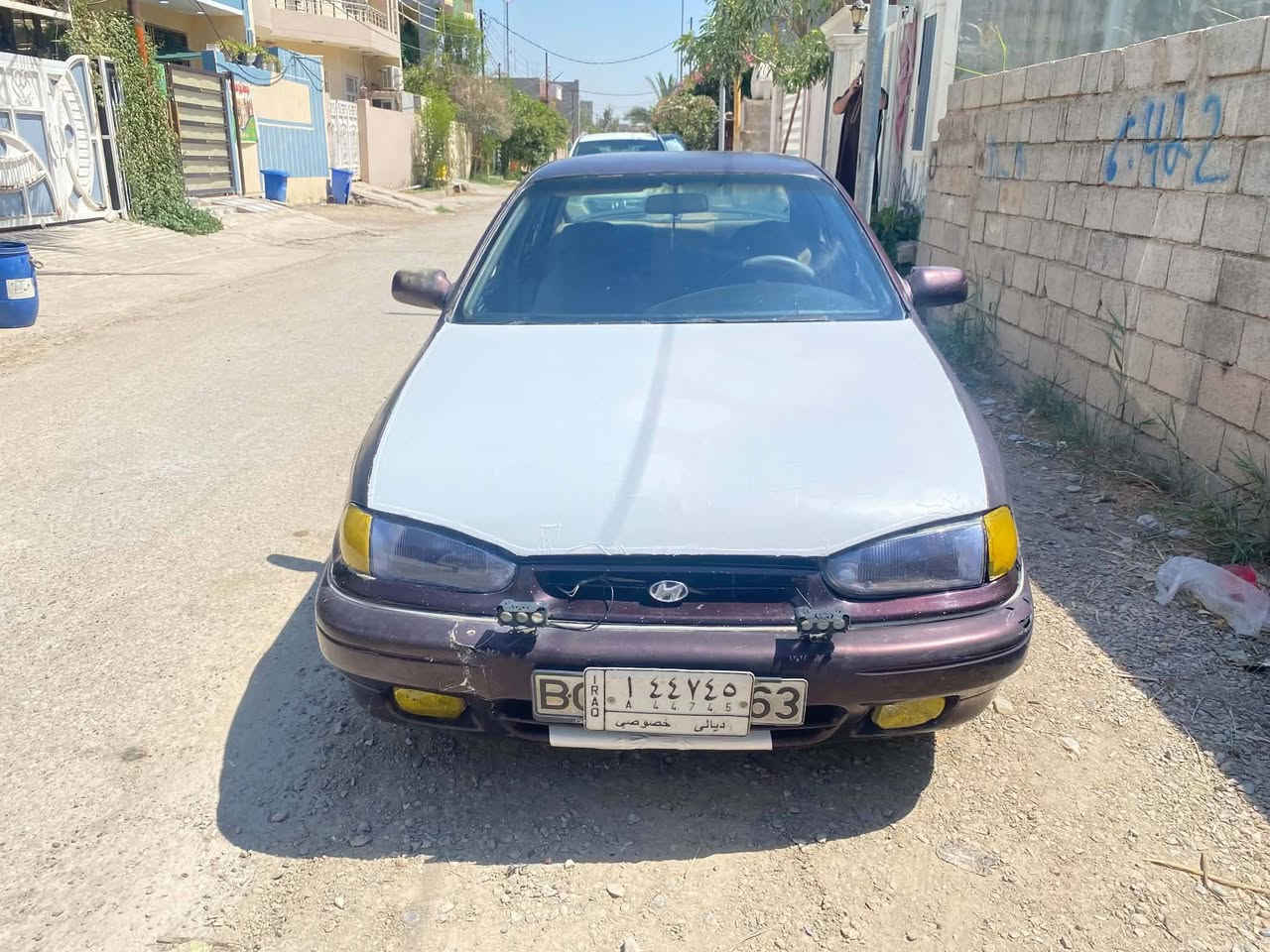 سلام عليكم للبيع الانتره 94سياره جاهزة محرك مفتوح كير عادي مكفولات فرممه وحده ببه تصليح صفحة سكن سعرها 27بيه مجال مكاني بعقوبه اي استفسار اتصل ***********
