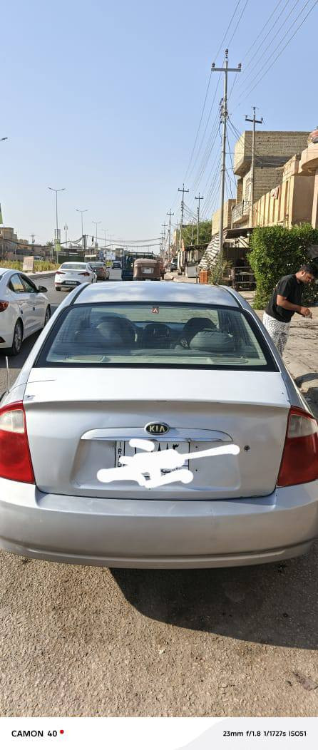 سلام عليكم سيارة كية سيراتو موديل الفين 2005 مصبوغة احزان قمارة وبنيد بلادي كير عادي راعيعة بكربلاء وريد مداور رقمهة قادسية السعر 65 وبيهة مجال ***********
