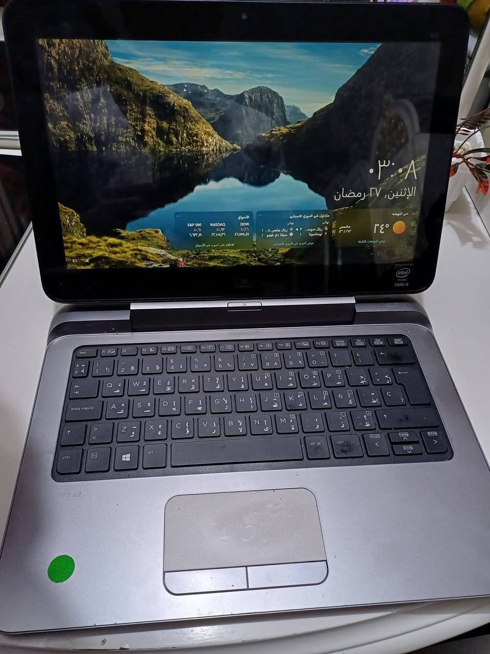 السلام عليكم .
💻 لابتوب HP Pro x2 612 G1
المعالج: Intel Core i5
سرعة المعالج: 1.6 GHz
الرام: 8 GB
التخزين: SSD سعة 256 GB
كرت الشاشة: Intel HD Graphics 4200
حجم الشاشة: 12.5 إنج لمس (Touch)
النظام: Windows
الاتصال: Wi-Fi + Bluetooth
الكاميرا: أمامية وخلفية
ملحقاته كامله 
للبيع او مراوس بجهاز حسب القناعه


**إذا كنت صاحب هذا الإعلان وتريد حذفه لأي سبب، رجاءا أرسل رسالة إلى الدعم الفني**