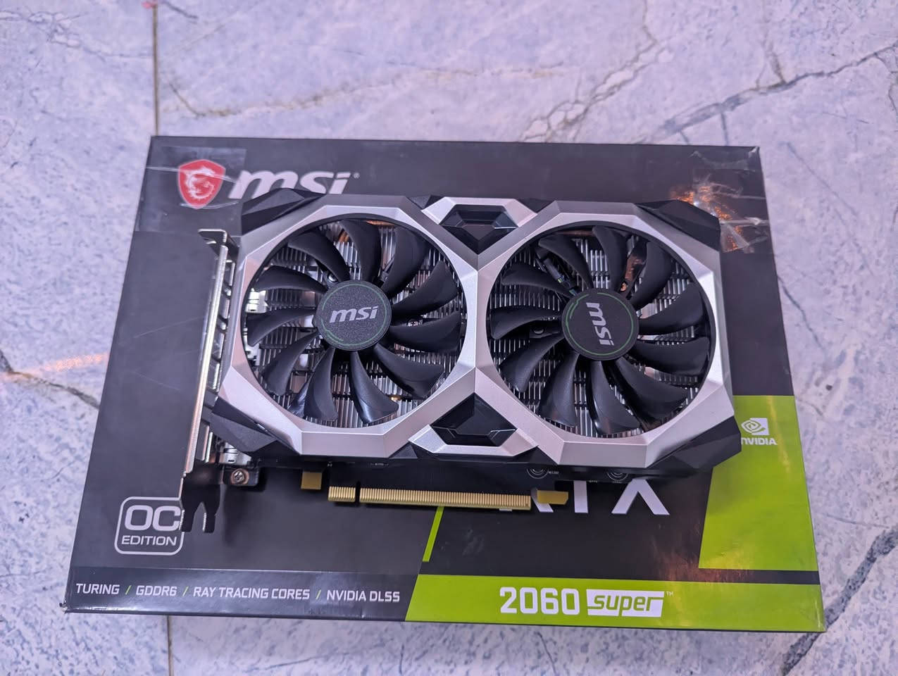 كرت شاشة
rtx 2060 super  8g 
نضافة الكرت 99%
سعر : 260 الف


**إذا كنت صاحب هذا الإعلان وتريد حذفه لأي سبب، رجاءا أرسل رسالة إلى الدعم الفني**