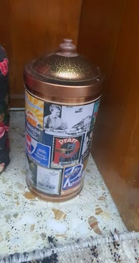 علب معدن • قدور انتيك • صواني