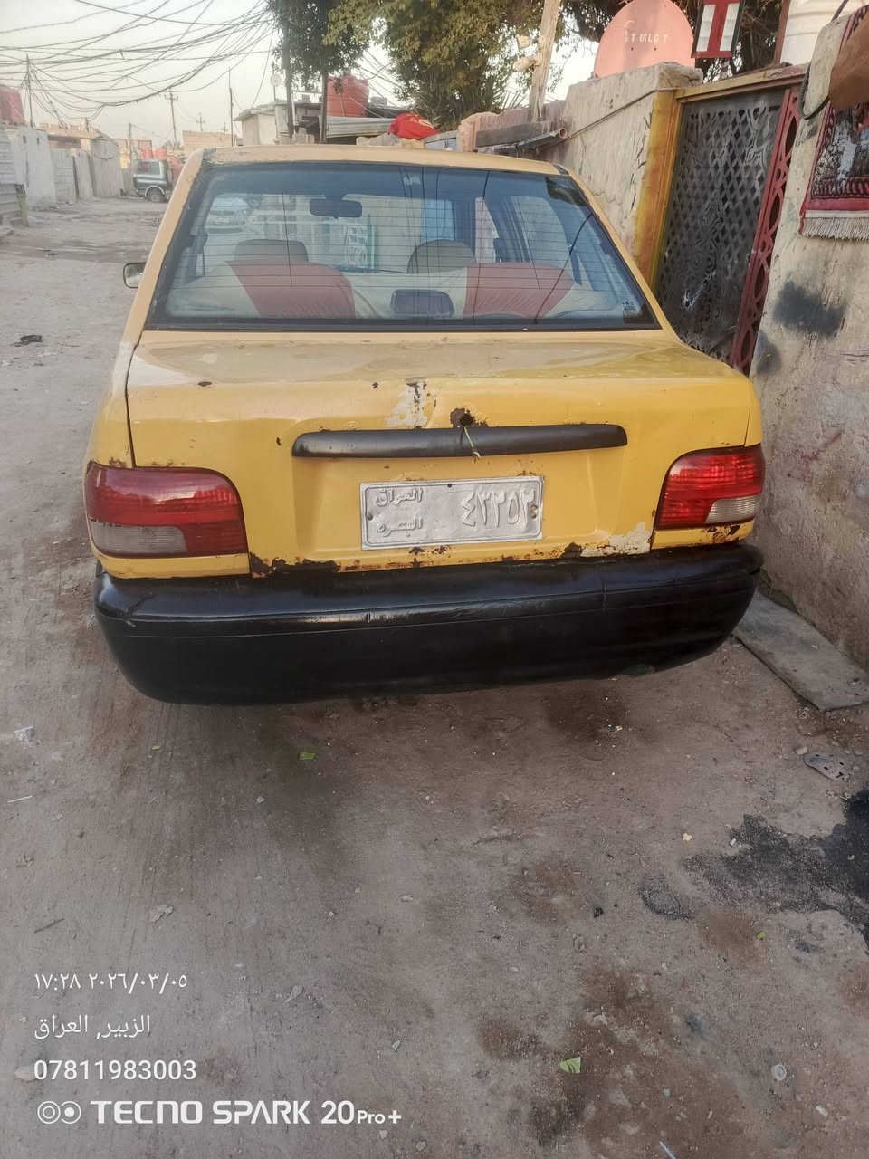 اسلام عليكم اخون اقره زين سايبه موديل 12 كير اومكينه حلوات راعي ماكو اتري وين ما تريد امشي السعر ٥ ورقات 
او هاذه رقمي الشراي يخابر مجال حيل بصيط 
لا ارواس ولادين ولا بعدين او حاط العباس عليه الي يرمش***********
