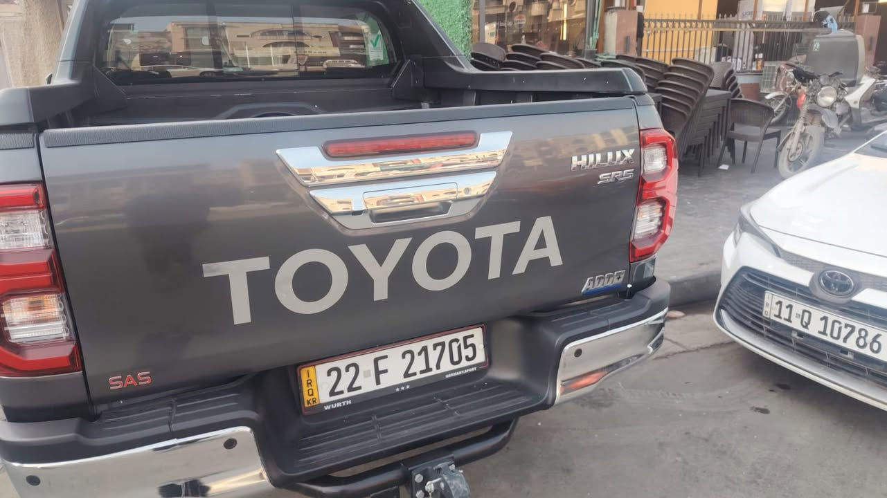 السلام عليكم
هايلوكس TRDموديل 2023رقم اربيل
السيارة جديدة ماشيه ٢١الف مكفوله عام 
العنوان بغداد حي الجامعه
السعر 38$
***********
***********
اتصل وبخدمتك
