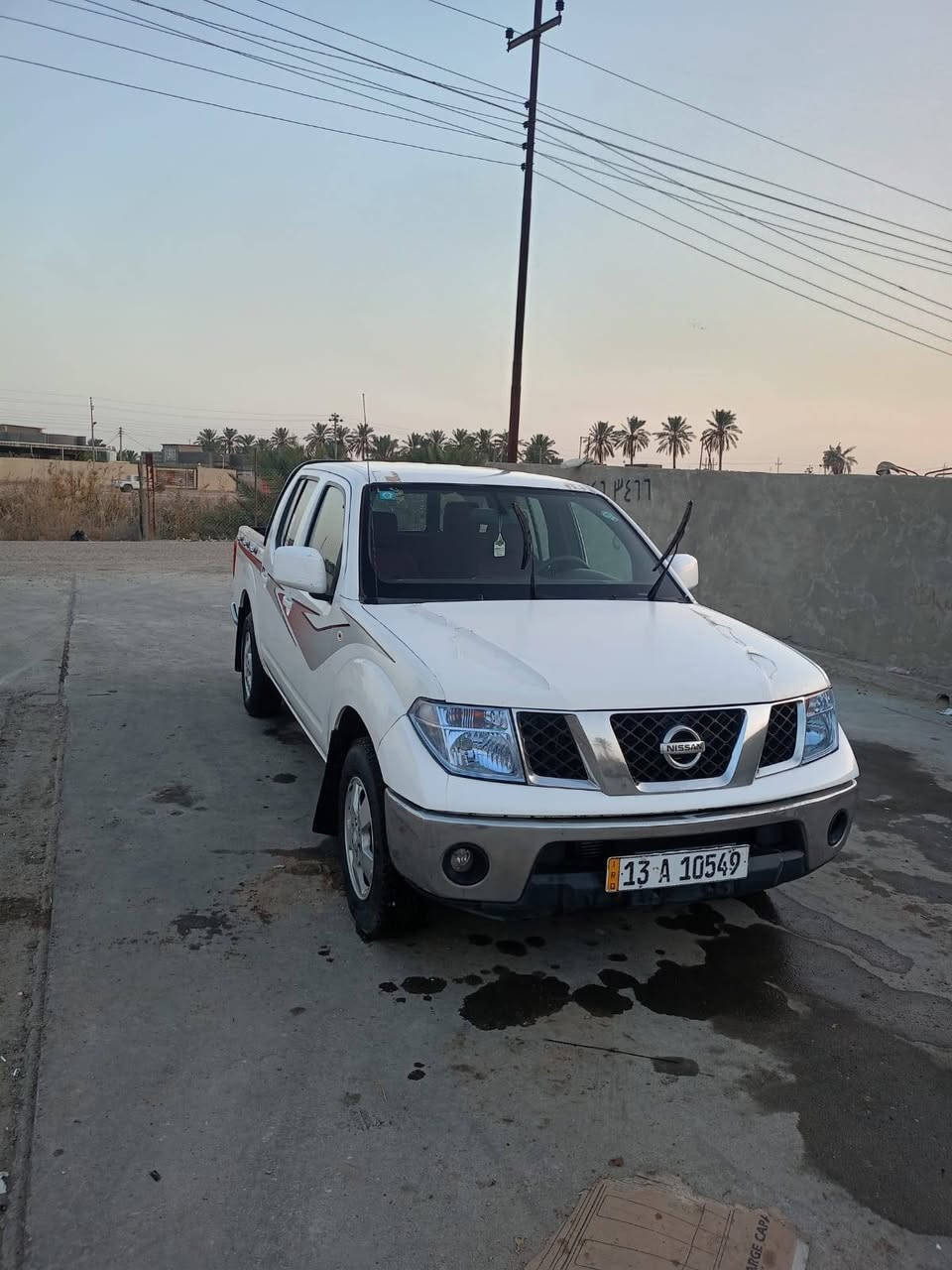 للبيع فقط...
نيفارا ٢٠١٤ رقم انكليزي
بأسمي تحويل
سنوية جديدة لغاية ٢٠٢٩
محرك بلاد ما مفتوح
گير أوتوماتيك
للتواصل اتصل بالرقم ***********
لا تراسل رجاءً خاف مارد عليك وزحمة
العنوان البصرة... قضاء المدينة
السعر ١٢٥ $
