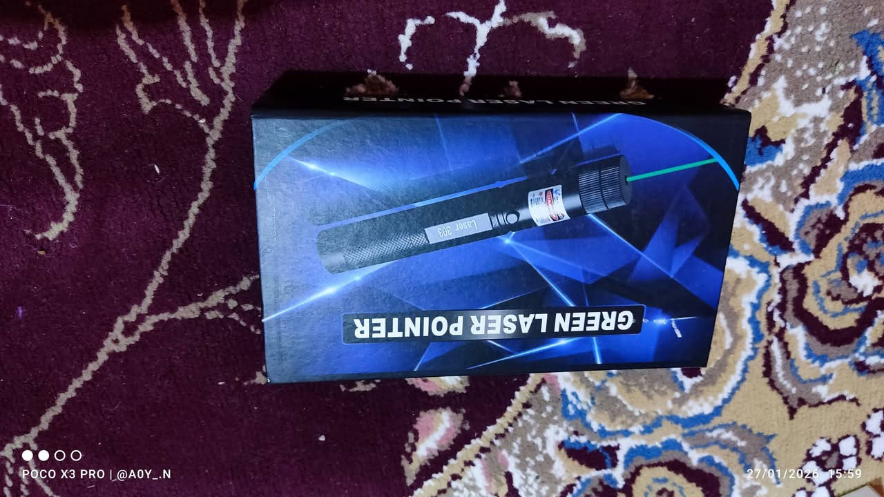 ليزر أخضر طراز 303:
قوي للغاية وقابل لإعادة الشحن.

يصل مداه إلى 6000 متر أو أكثر.

يحتوي على مفتاح للأمان لمنع الأطفال من استخدامه.

يأتي برأس مدمج لتحديد حجم النقطة ورأس خارجي بأشكال متعدد

 سماعات أذن لاسلكية حول الرقبة من itel: 

وقت التشغيل: توفر ما يصل إلى 48 ساعة من تشغيل الموسيقى.

التصميم: تتميز بتصميم مريح وخفيف الوزن.

الاتصال: تستخدم تقنية البلوتوث اللاسلكية.

الميزات الإضافية: مزودة بميكروفون مدمج.

سماعه رقبه اخذته قبل سبوعين ستعملتها مرتين وصوت كلش قوي وبيه 3 درجات صوت رايدها 25 الف نهايتها 

ليزر اخضر قبل سبوع اخذته 10 الاف نهايته 

رقمي ‏‪0782 734 6466‬‏

المكان قضاء المدينه ابو غريب شارع العالي
