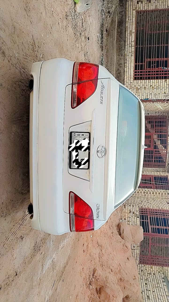 سلام عليكم
للبيع تيوتا كراون شاهينة 2005  5بصمات لون ابيض

سيارة جديدة رقم سليمانية انكليزي سنوية لغاية 2027

كفالة عامة ماعدة ماعده طخه بالجاملغ الاخير.

👇🏻

.. حداديه
.. تخم تاير
.. كير ومحرك ع شرط

داخل جلد اسود 

تبريد فول 

كامرة خلفية

كشنات كهرباء

مري شفط

والسيارة معايزة ولا برغي جديدة معنة الكلمة

والسيارة بالوقع أجمل من صور

العنوان الديوانية ناحية غماس

السعر: 135.... او مراوس بسيارة ابصم حسب القناعة 

رقم الهاتف
*********** يوجد واتساب
