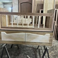 تخوته أطفال • تخت هزاز درج • خشب عراقي