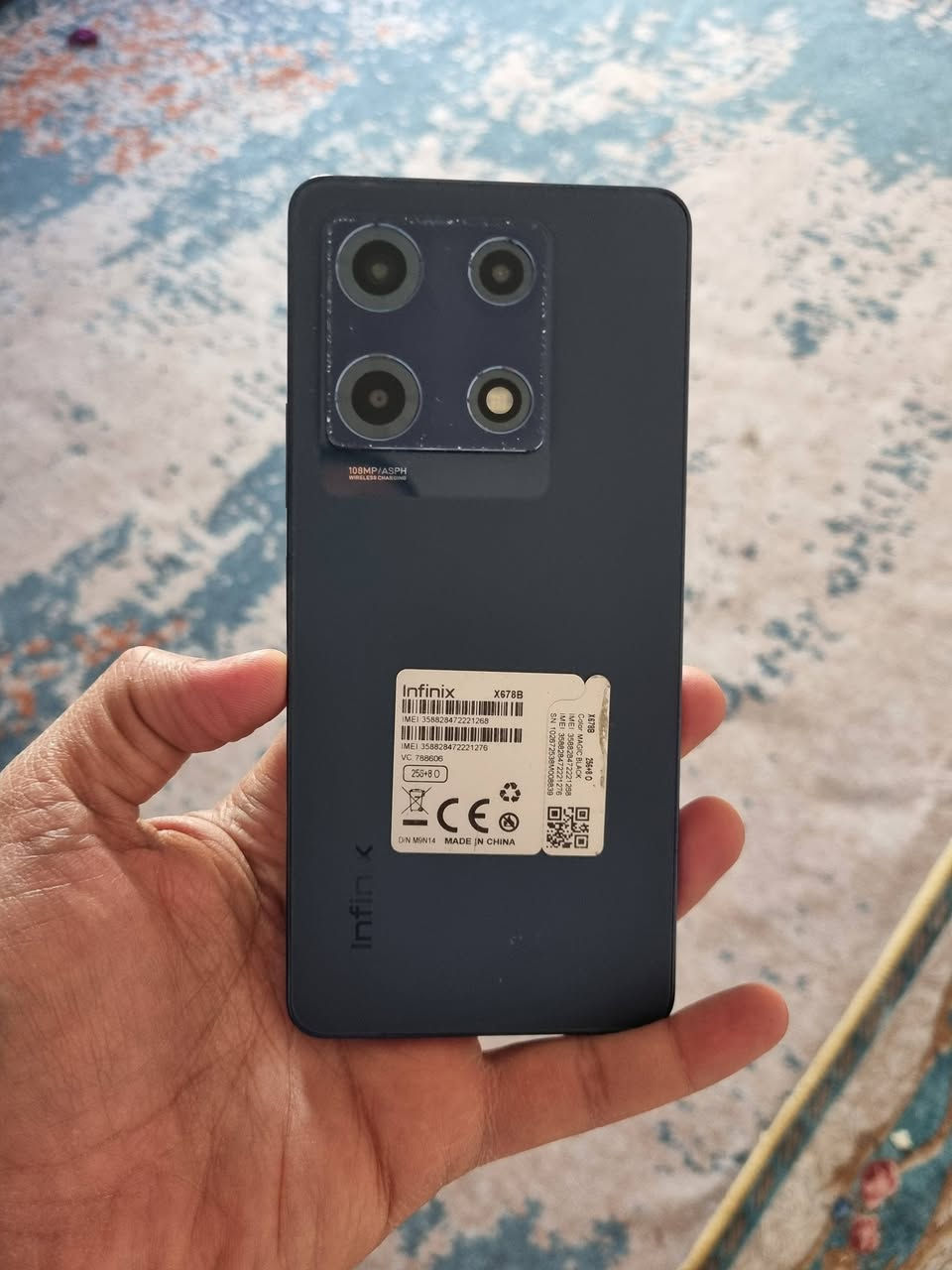 انفنكس نوت 30 برو
الذاكره 256 الرام 16
البطاريه 5000 الشحن 68W مع خاصيه الشحن اللاسلكي والعكسي
المعالج helio G99
الشاشه سوبر امولد معدل تحديث الشاشه 120 هيرتز  بقوه 900 نتس
سماعات ستريو من JBL
الكامره الاماميه 32MP
الكامره الخلفيه 108MP
الجهاز مكفول ونضيف 
السعر 225  الف وبي مجال ***********

