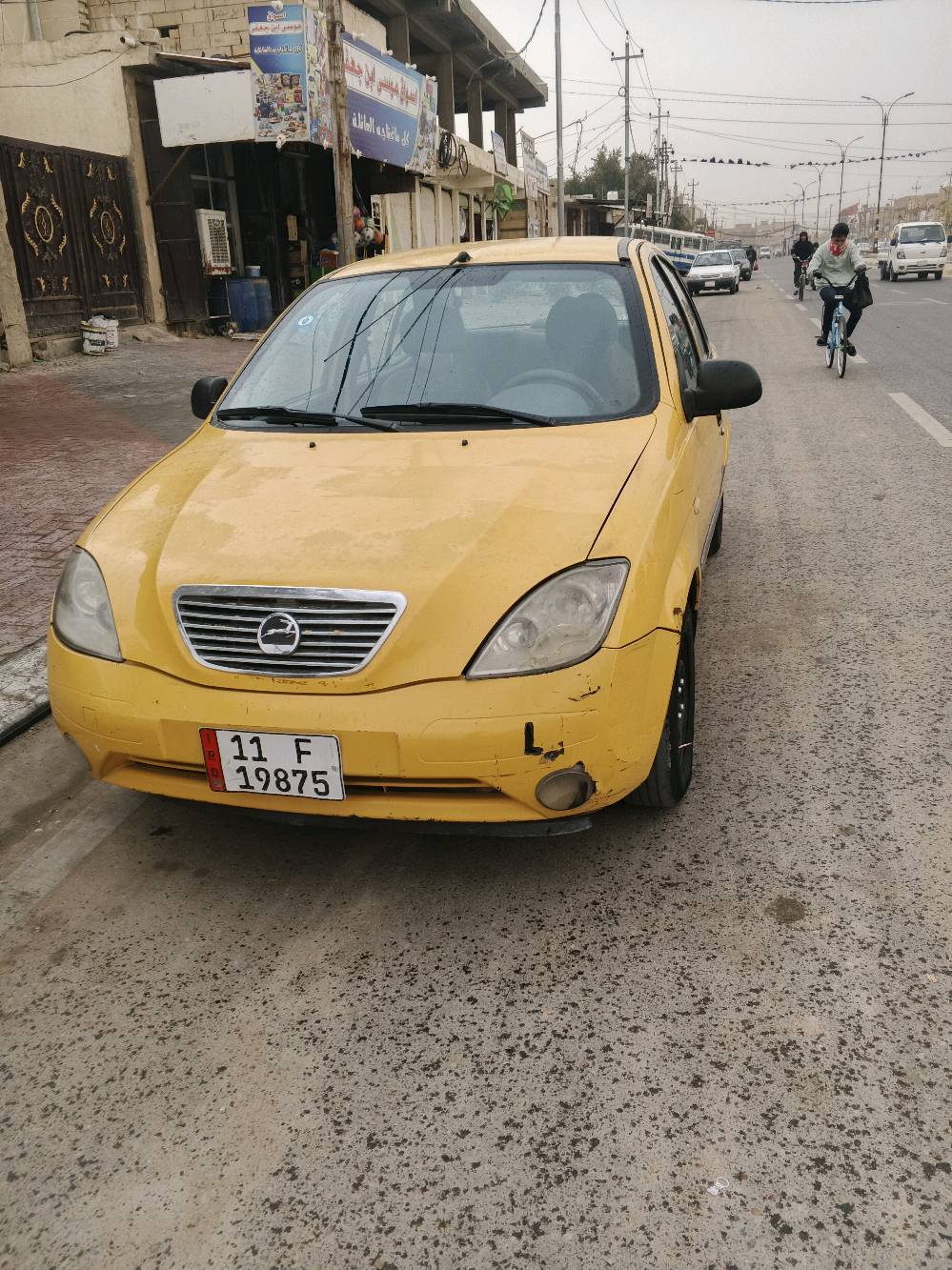 سلام عليكم سياره طيبه مكفوله بس طخات العنوان كربلاء 
