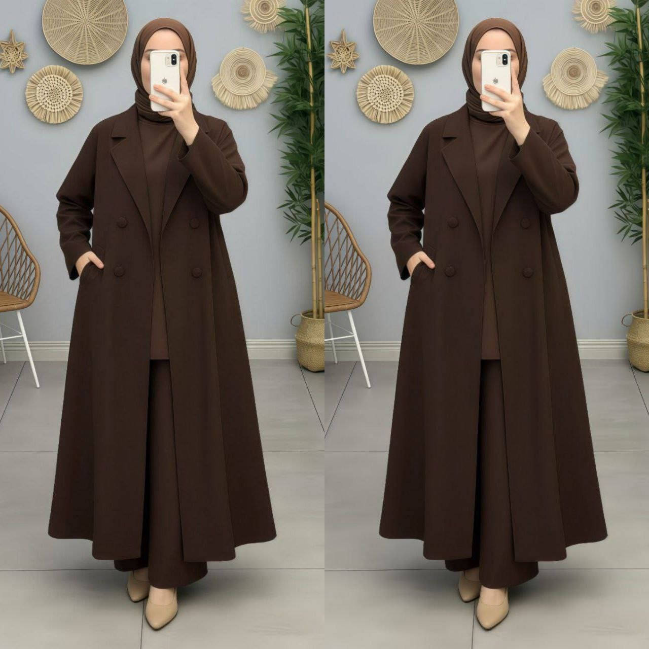 السعر ٧٥ ألف فقط
🚚 التوصيل مجاني لكل محافظات العراق
طقم ٣ قطع جدا فخم 

🧵 الخامة: دابل ناعم مبطن ب الكامل 
👚 القطعة الداخلية بلوزة كاملة (مو كت) أيضًا دابل
🧥 طول السترة: 132 سم
📏 القياسات المتوفرة: 46 – 48 – 50 – 52 – 54_56
💬 للحجز والاستفسار مراسلة البيج 
وأهلاً وسهلاً بالجميع 🌷


**إذا كنت صاحب هذا الإعلان وتريد حذفه لأي سبب، رجاءا أرسل رسالة إلى الدعم الفني**