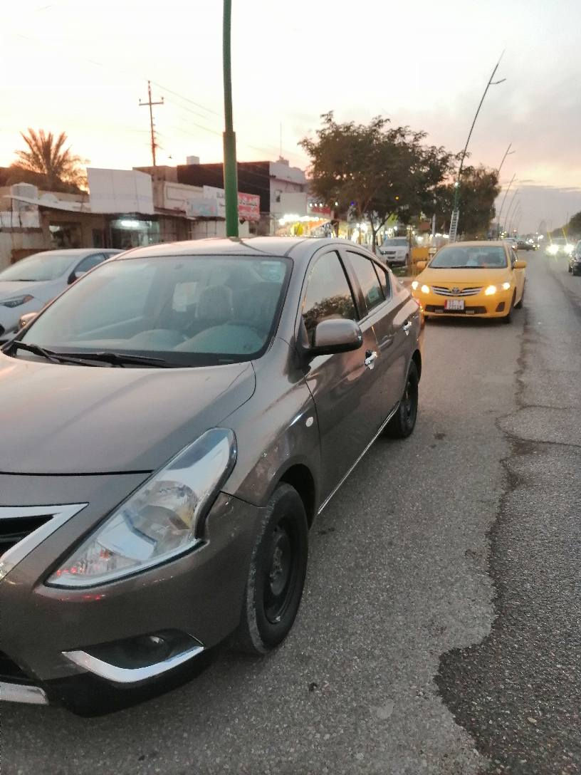 نيسان ساني موديل 2019 سنويه جديد لحد 2030 هذا جديد بدون صبغ سياره بسمي بيها تعديل بارد براس چملغ رقم موبايلي داخل الصورة سيارة بل كركوك محرك گیر صدر طائرات جديد سعر 100 كركوك, العراق
