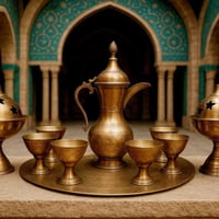 طقم نحاس • انتيك • هاند ميد