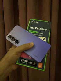 انفنكس هوت 60 برو بلاص ذاكرة 256 رام 16 غراضه كاملة نضيف جدا السعر 180...