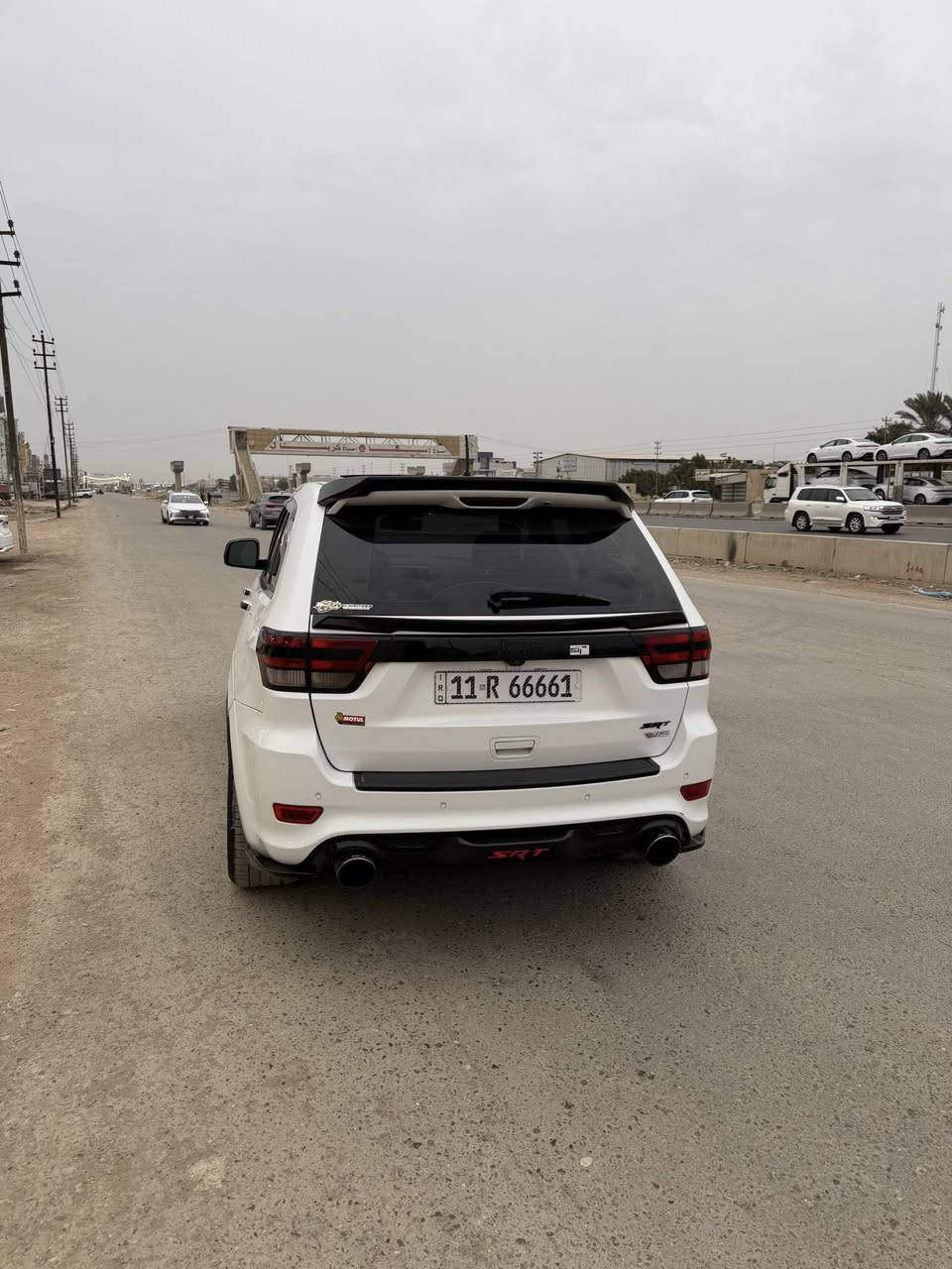 السلام عليكم 
للبيع Jeep SRT 6400
مديل 2013 خليجي كفالة عامة رقم بغداد مميز 
فول مواصفاااات للأخير 
السيارة علية شوتة وبرمجة مصطفى ايكل وبلكات ريسنك + ولف حماوة ريسنك + فيت بم ريسنك وتخم تاير دلوب
محرك وكير وصد كله جديد كفالة 
مكاني بغداد  سعر 210 $وبيه مجال 
***********
