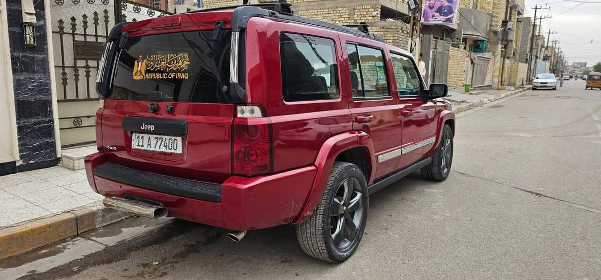 جيب كومندر 2010 وارد امريكي
***********
 حادث جاملغ امامي مصبوغه حزام جماليه 
رقم بغداد انكليزي باسمي
 7 راكب 3 قطع تبريد شغال 
كير محرك مكفولات حجم 3700 
سنترلوك بلادي 
كشن كهرباء حساسات خلفيه
 تحكم ستيرن تحكم مري
 شاشه كامره خلفيه تخم تاير نضيف 
العنوان بغداد حي البتول السعر 85
 للاتصال *********** بغداد, العراق
