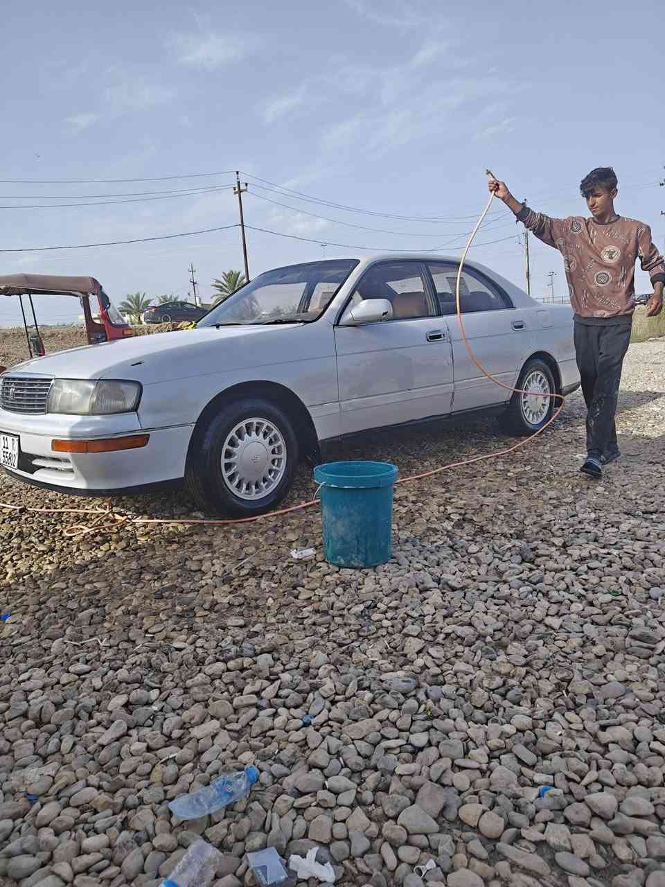 للبيع بطه سياره جاهزه ونضيفه بيه رش جاملق خلفي الموديل /91/المحرك ولكير بحاله جيده السعر /55/بيه مجال لطيبين استفسر تصل وبيك خير رقم الهاتف ***********المكان كوت
