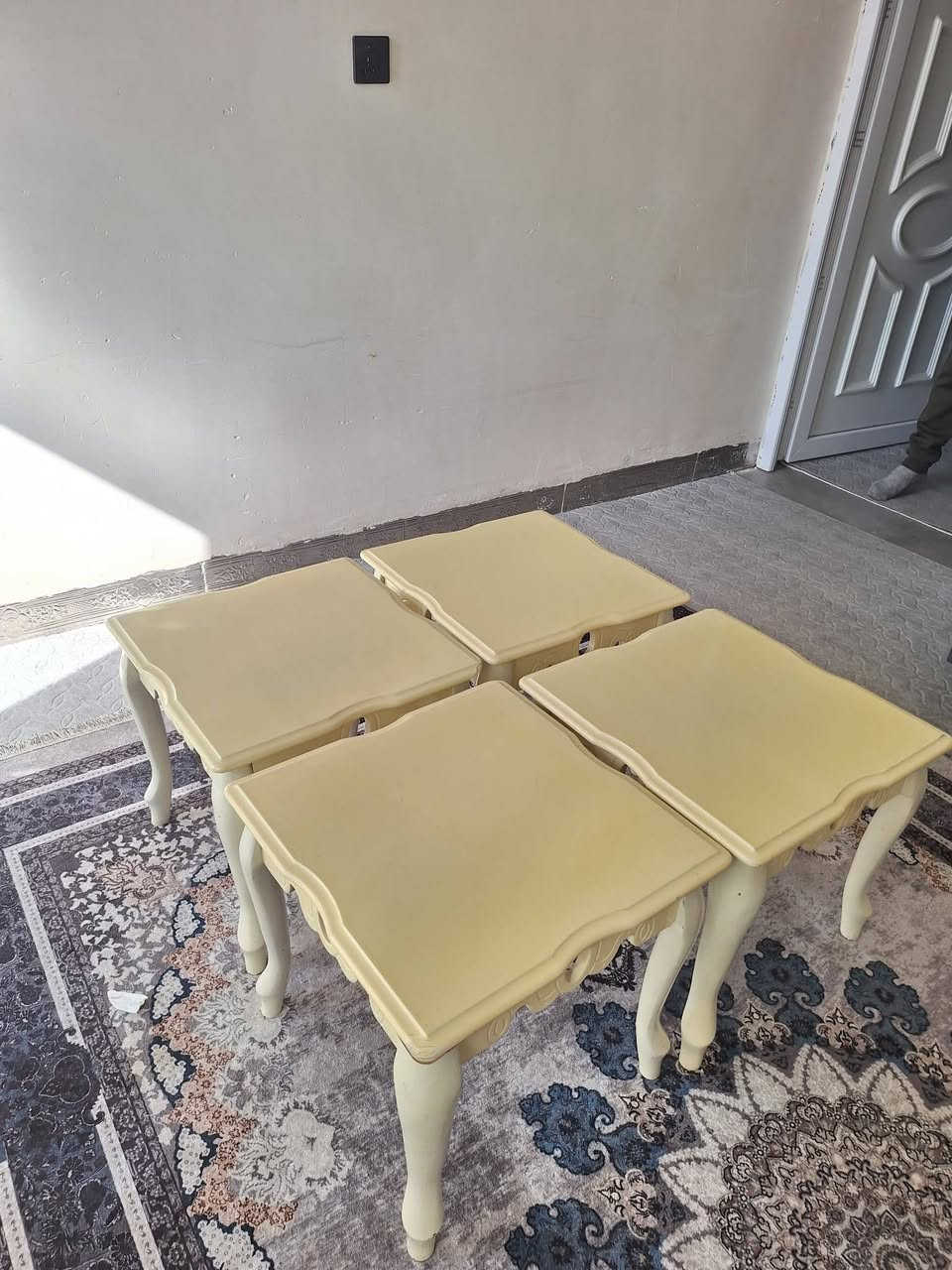 چوار تەپڵە و میزی ناوراست بۆ فرۆشتن
هیج عەیبی نیە ناونیشان کرکوک
میز وسط و 4 طبلات للبیع ای عیب مابی
عنوان کرکوک
إشارة الأصدقاء


**إذا كنت صاحب هذا الإعلان وتريد حذفه لأي سبب، رجاءا أرسل رسالة إلى الدعم الفني**