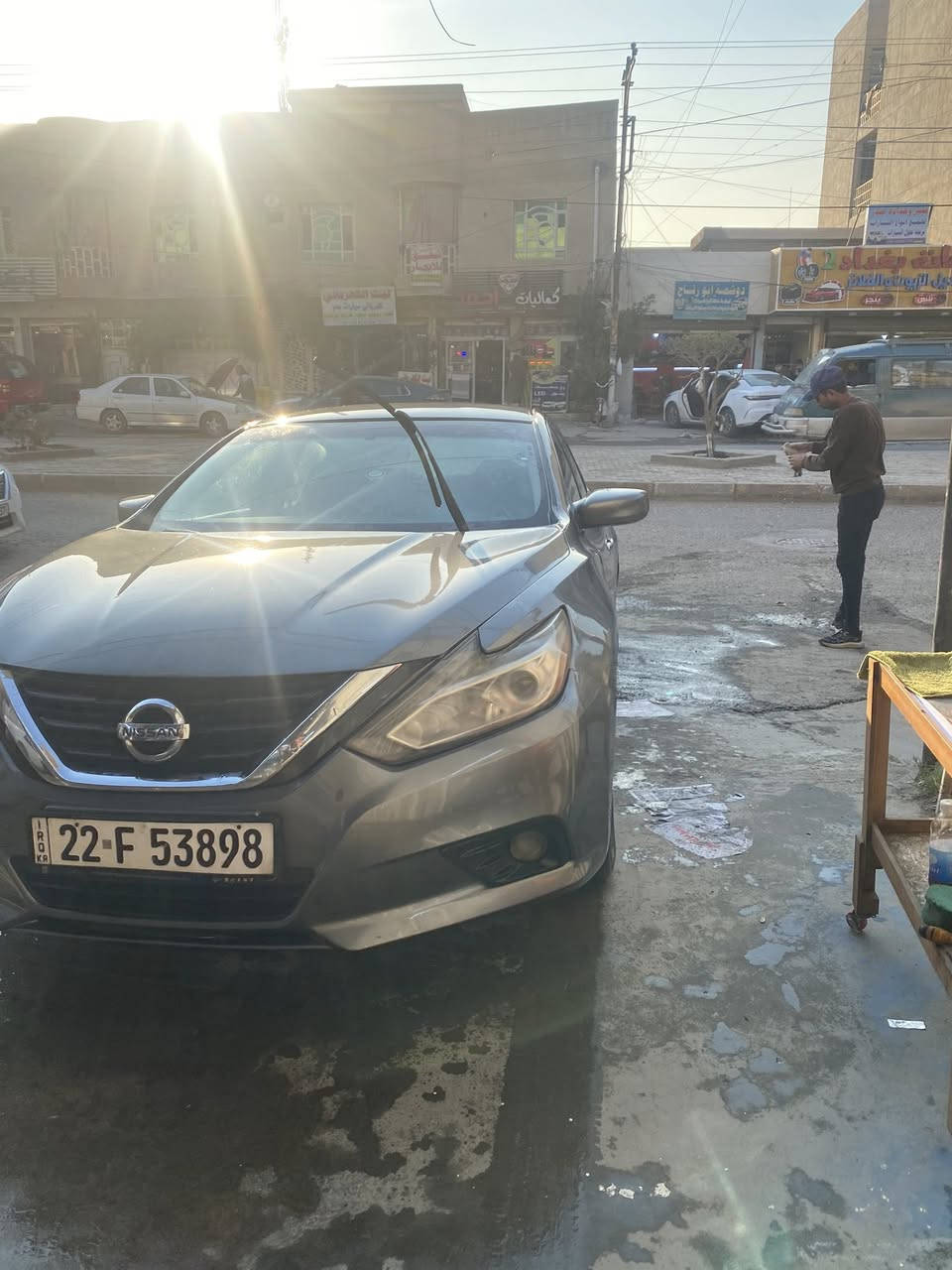 سلام عليكم
نيسان اليتما 2017 
موصفات sv 
رقم اربيل ب اسمي تحويل ثاني يوم 
السيارة بيها اربع قطع صبغ 
ماشيه 125 mi
مكان  السيارة بغداد الدورة 
***********

السعر 108 وبيها مجال
