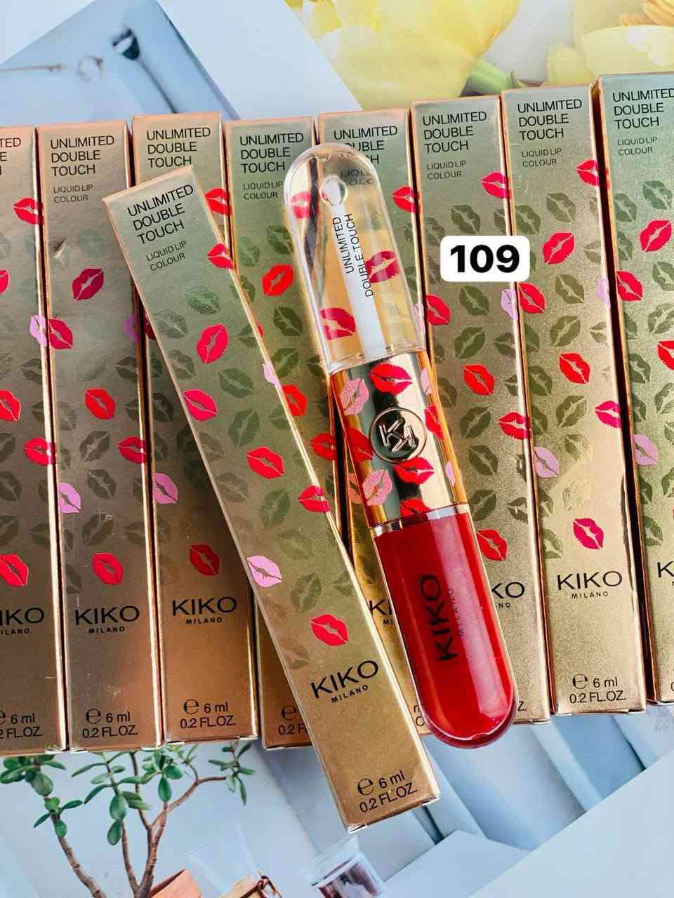 💋 KIKO MILANO - Unlimited Double Touch 💋
الروج والغلوس المزدوج الأشهر عالمياً من كيكو ميلانو متوفر الآن بجميع درجاته الساحرة والأكثر طلباً! ✨
إذا كنتِ تبحثين عن ثبات يدوم طويلاً، ترطيب مكثف، ولمعان لا يقاوم.. فهذا المنتج هو خياركِ المثالي. يتميز بتركيبته الثنائية:
1. الطرف الأول: روج مطفي (مات) بثباتية عالية جداً ولا يطبع.
2. الطرف الثاني: غلوس شفاف يمنح الشفاه مظهراً ممتلئاً ولمعاناً زجاجياً جذاباً.
🎨 الدرجات المتوفرة في الصور:
 100 (الأحمر الكلاسيكي الجريء) 💄
 101 (الوردي الحيوي) ✨
 102 (الوردي الناعم الهادئ) 🌸
 104 (النيود الطبيعي الساحر) 🤎
 105 (الكشمير الدافيء الأنيق) 🍁
 106 (الأحمر الياقوتي العميق) 🌹
 107 (الكرزي الجذاب) 🍒
 108 (المرجاني الناري المشرق) 🔥
 109 (الأحمر الكلاسيكي المخملي) ❤️
 110 (البيج الدافئ والمميز) ☕
111 (الدرجة الساحرة التي تبحث عنها الجميع!) 🌟


**إذا كنت صاحب هذا الإعلان وتريد حذفه لأي سبب، رجاءا أرسل رسالة إلى الدعم الفني**