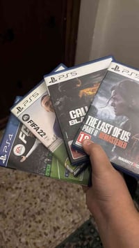 اقراص للبيع The Last Of Us Part ll PS5 السعر 35 COD Black Ops 6 PS5 ال...