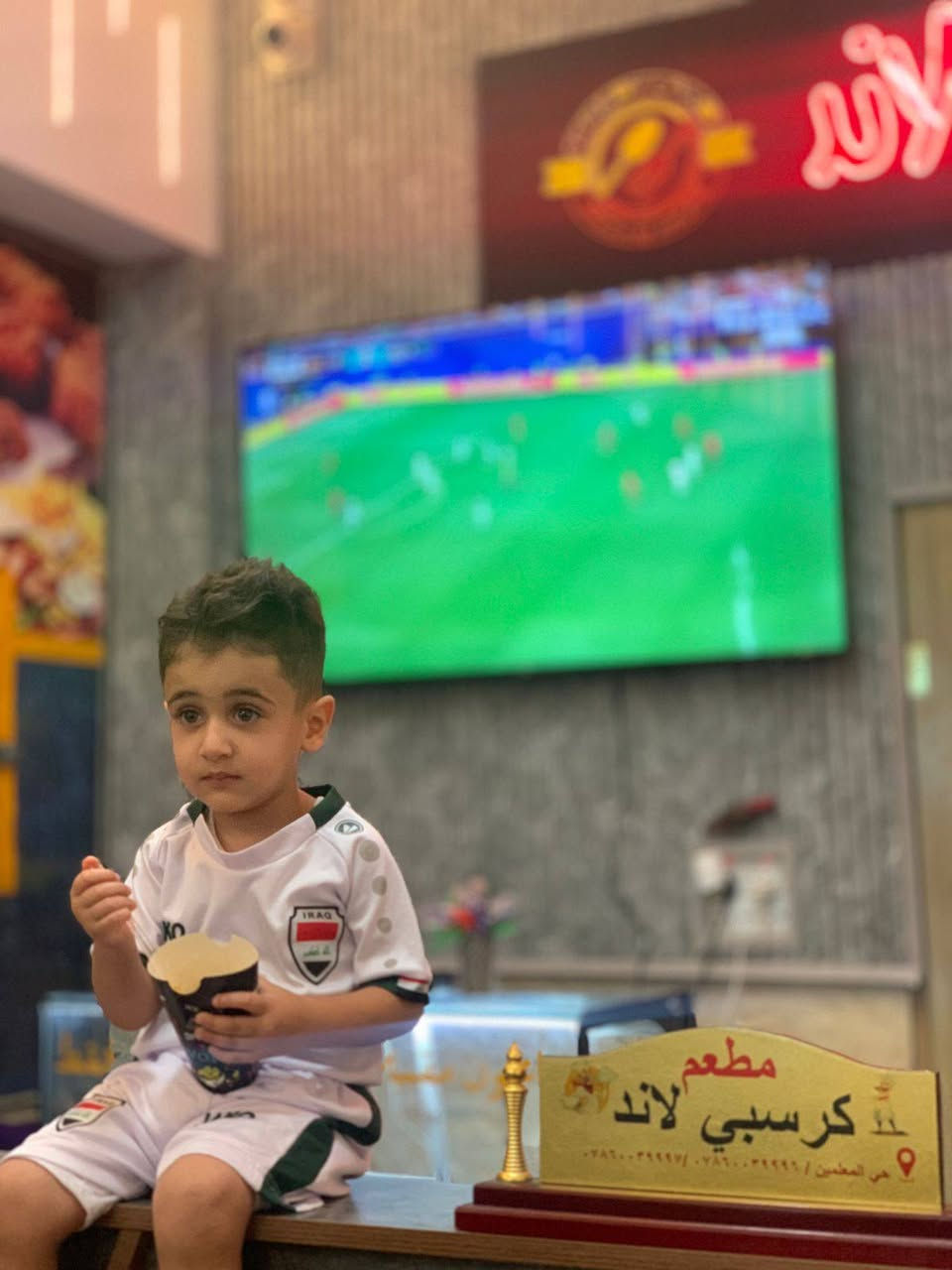 🇮🇶🔥 فرنسا × العراق 🔥🇫🇷

لا تفوّت المتعة والحماس!

يدعوكم مطعم كرسبي لاند لمشاهدة أقوى مباريات كأس العالم بين منتخبنا العراقي والمنتخب الفرنسي على شاشة كبيرة وبأجواء حماسية لا تُنسى.

🍗 ألذ وجبات الكرسبي والبركر
📺 شاشة كبيرة بجودة عالية
👨‍👩‍👧‍👦 أجواء حماسية مع الأصدقاء والعائلة
⚽ استمتع بالمباراة وكأنك داخل الملعب

📍 العنوان:
الأنبار - هيت - حي المعلمين
مجاور محكمة هيت

📞 للحجز والاستفسار:
***********
***********

🔥 كرسبي لاند 🔥
نكهة مميزة... ومتعة المباراة في مكان واحد!

💚 كلنا العراق 🇮🇶
